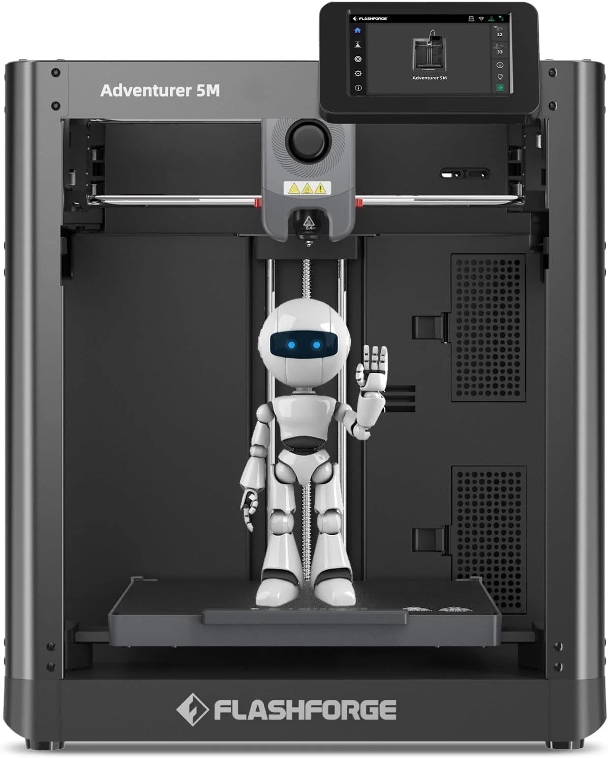 3D Printer Adventurer 5M, 3D Printers for Beginners Home DIY, High Speed Print Size 8.7 X 8.7 X 8.7In, Black