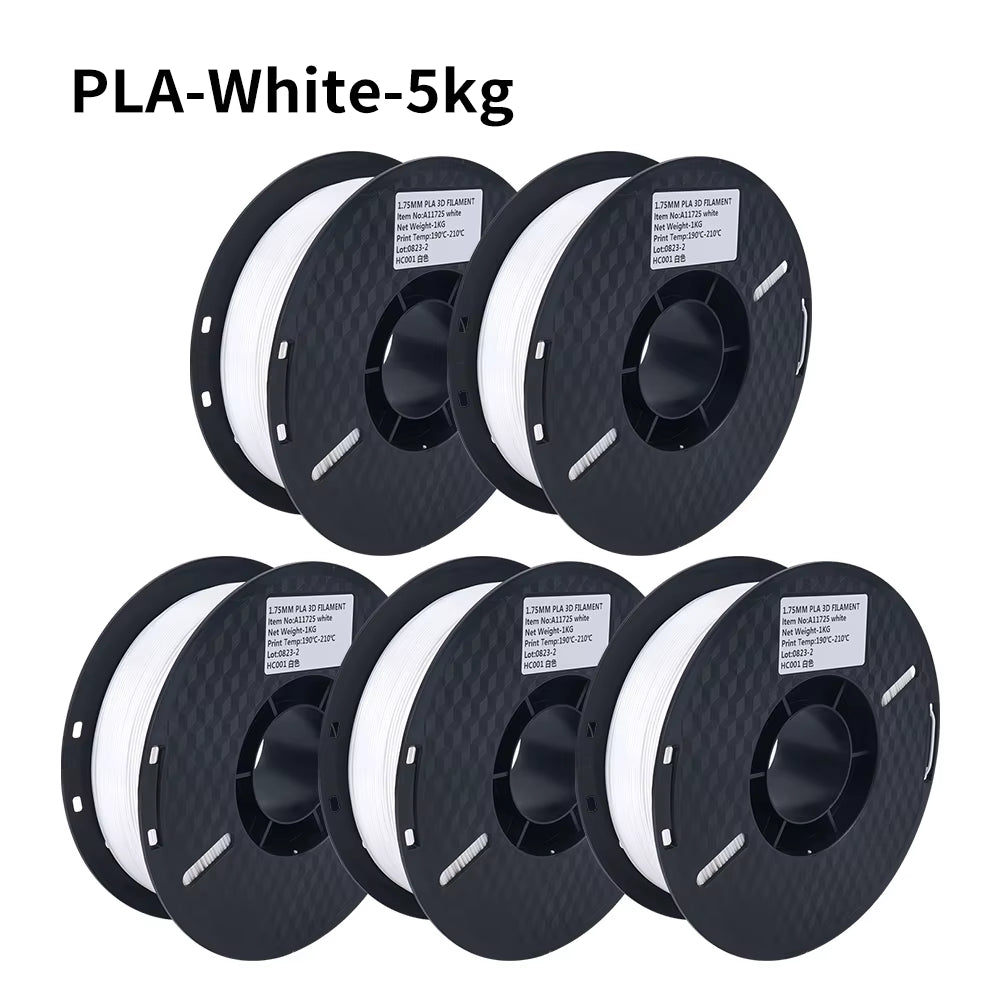 PLA Filament PLA Tricolor Silk 1.75Mm 3KG 4KG 5KG Multicolor Eco-Friendly 3D Printer Filament Fit Most FDM 3D Printers
