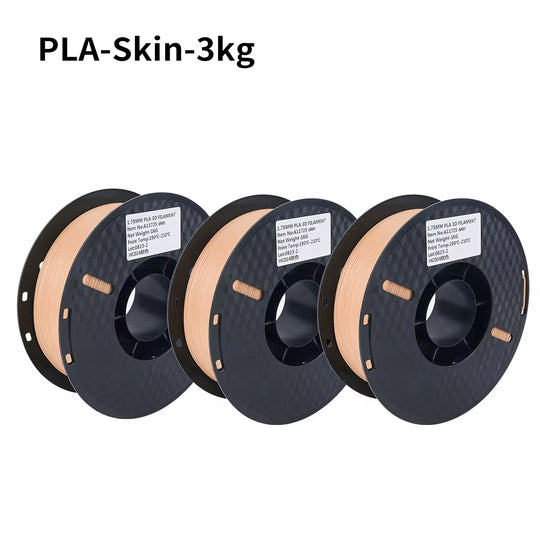 PLA Filament PLA Tricolor Silk 1.75Mm 3KG 4KG 5KG Multicolor Eco-Friendly 3D Printer Filament Fit Most FDM 3D Printers