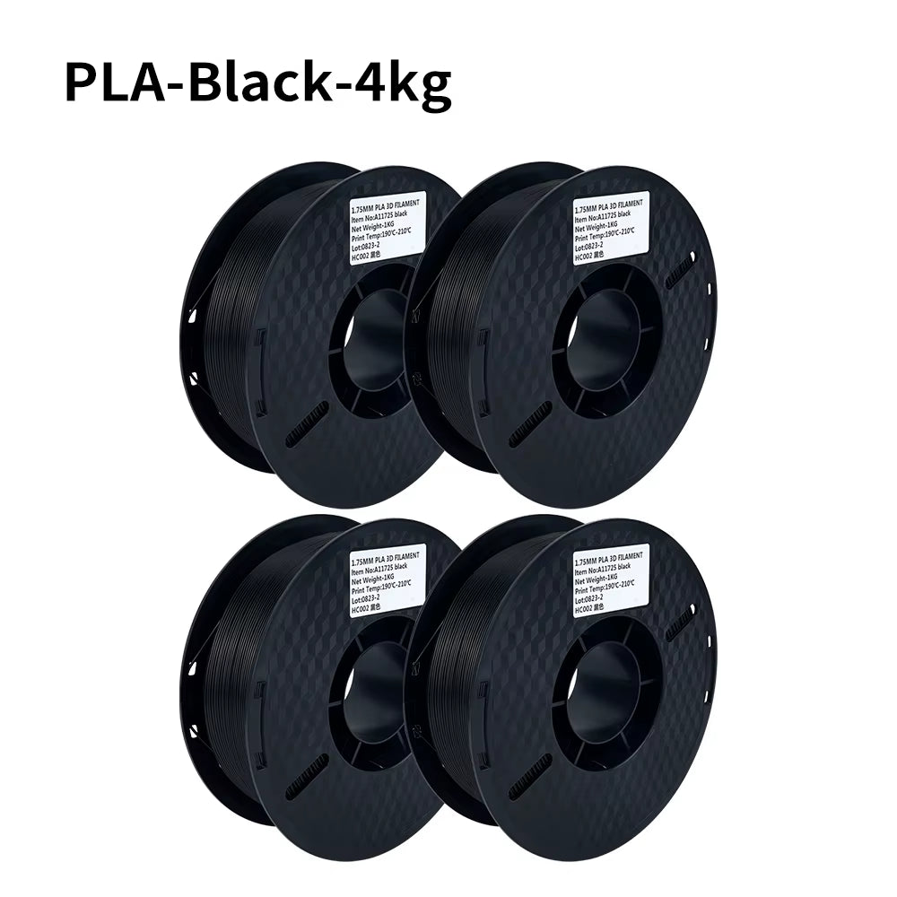 PLA Filament PLA Tricolor Silk 1.75Mm 3KG 4KG 5KG Multicolor Eco-Friendly 3D Printer Filament Fit Most FDM 3D Printers