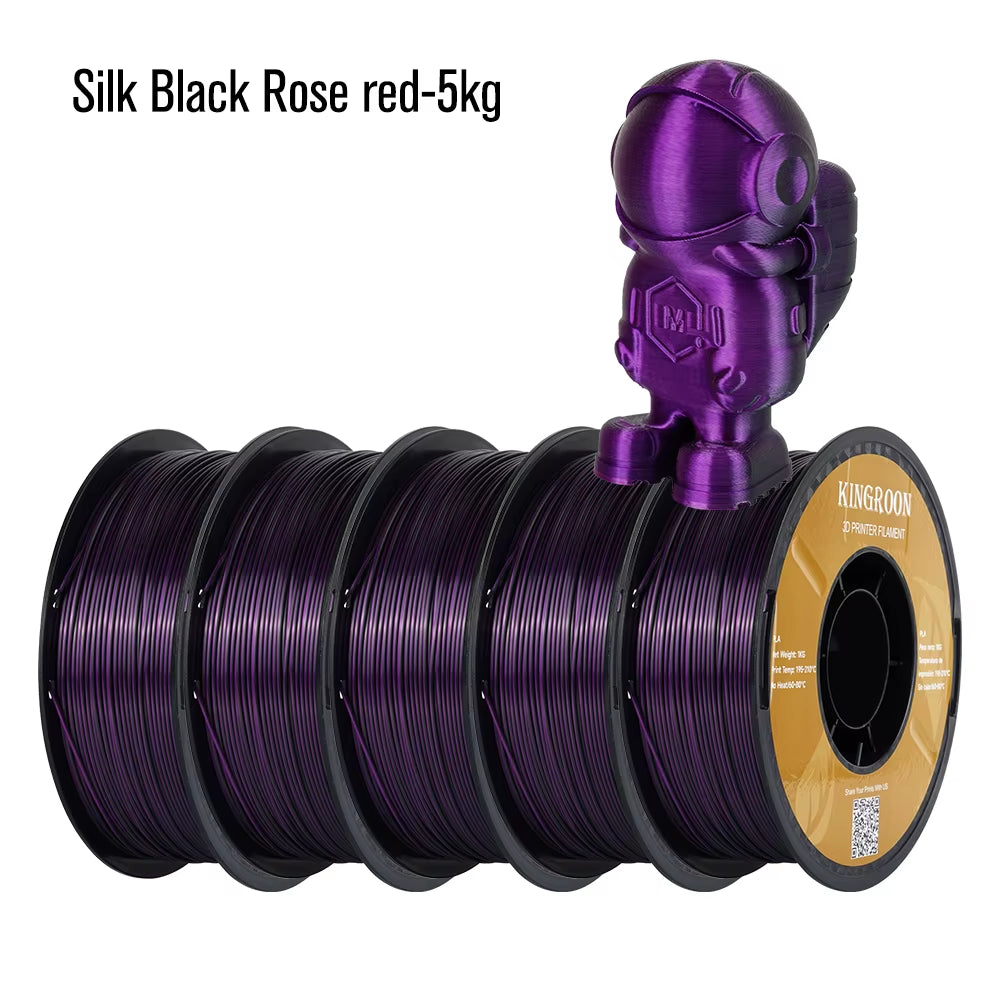 Silk Dual-Color PLA Filament 3D Printer 1.75Mm 11/22 Lbs Silk PLA Filament Plastic Materials 3D Printing Special Color