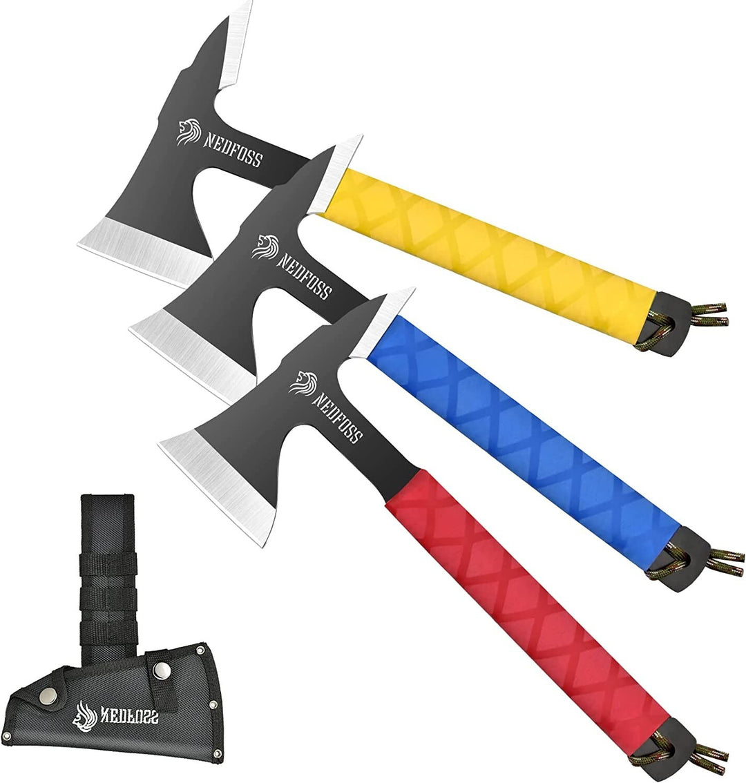 Throwing Axes and Tomahawks 10.6" Full Tang Throwing Axe Set Pack of 3