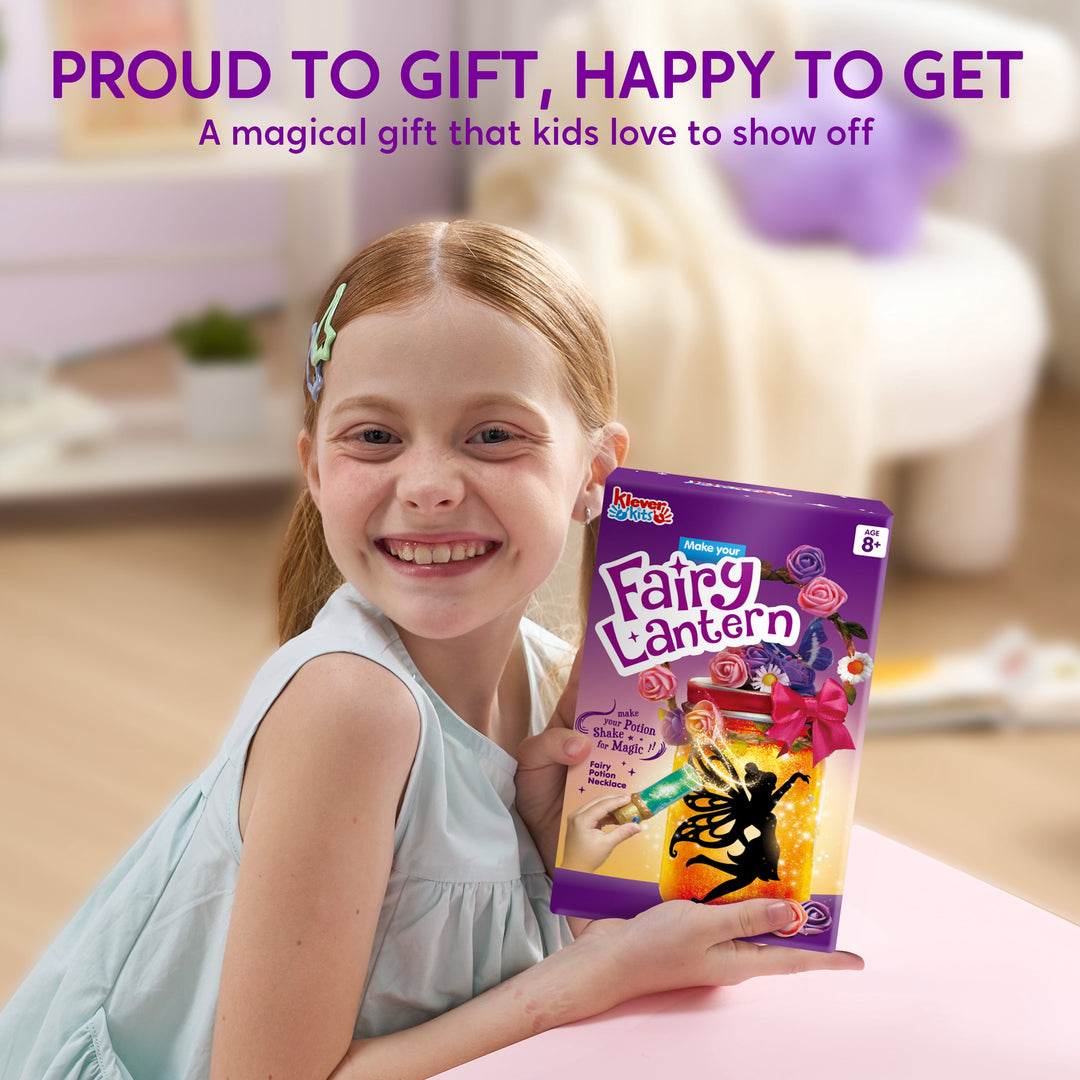 Fairy DIY Night Light Lantern Craft Kit, Christmas Birthday Gift for Girl Ages 6 Up