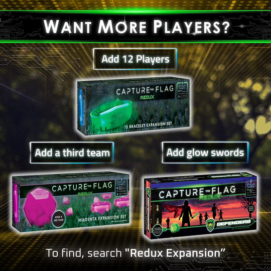 REDUX: the Original Glow in the Dark Capture the Flag Outdoor Game