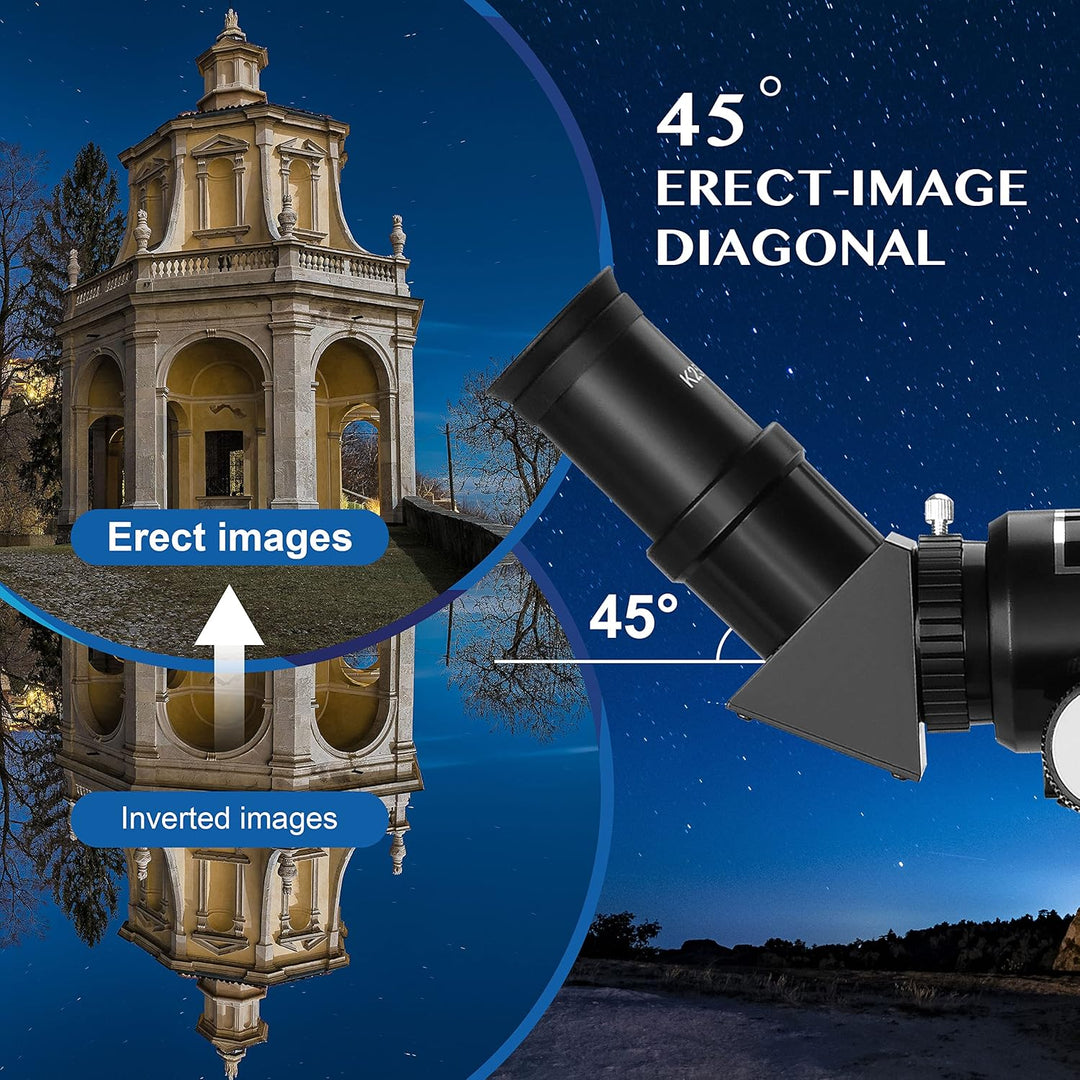 AOMEKIE 40070 Telescopes for Astronomy Beginners and Adults 70Mm Astronomical Telescopes with Adjustable Tripod K6 and K25 Eyepieces,Phone Adapter