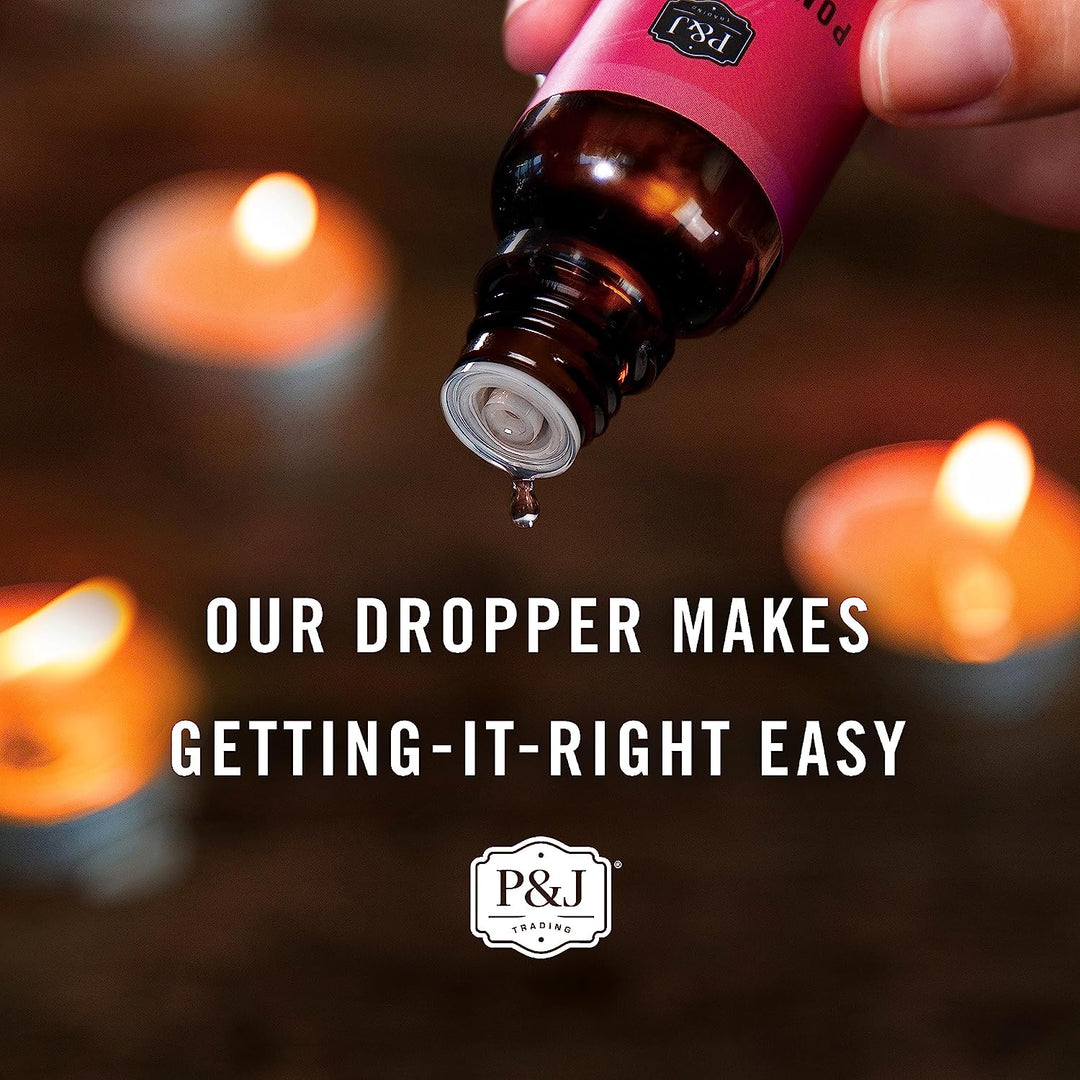 P&amp;J Trading Fragrance Oil for Diffusers for Home - Rose 10Ml Fragrance Scents for Candle Making - Soap Making Supplies &amp; Car Diffuser Scents