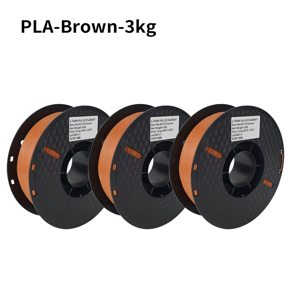 PLA Filament PLA Tricolor Silk 1.75Mm 3KG 4KG 5KG Multicolor Eco-Friendly 3D Printer Filament Fit Most FDM 3D Printers
