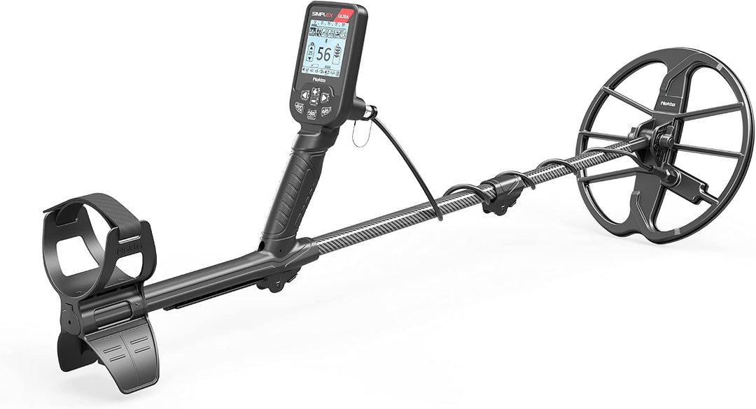 Nokta Simplex Ultra Waterproof Metal Detector with Carbon Fiber Shaft and 11” Search Coil (Metal Detector)
