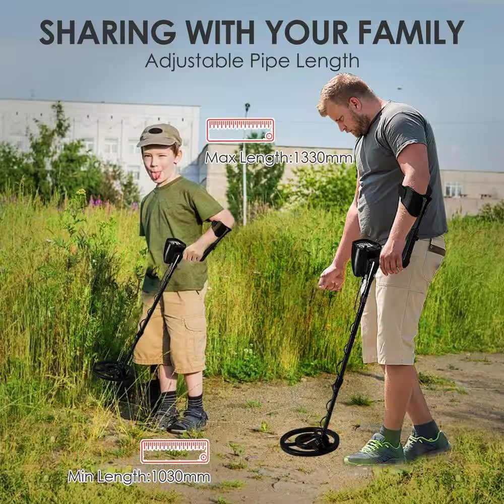 Metal Detector for Adult and Beginners,Gold Detectors W/10 In. Coil Pinpoint and Advanced DSP Chips W/Strong Memory Mode