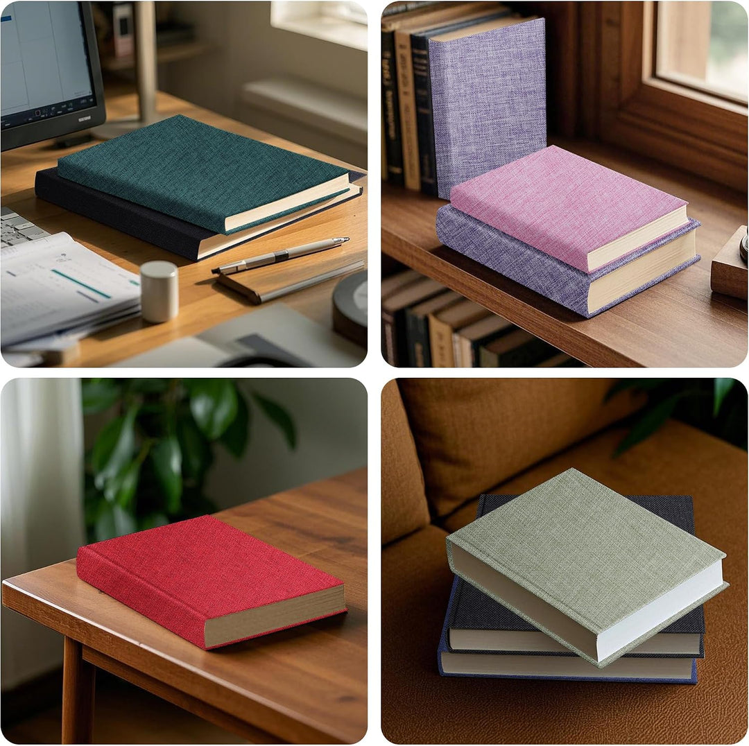 7 Colors Book Cloth for Book Binding 17X35.4 Inches Fabric Surface Paper Backed Book Binding Materials for Adult DIY Book Album Cover Scrapbooking Craft Supplies Home