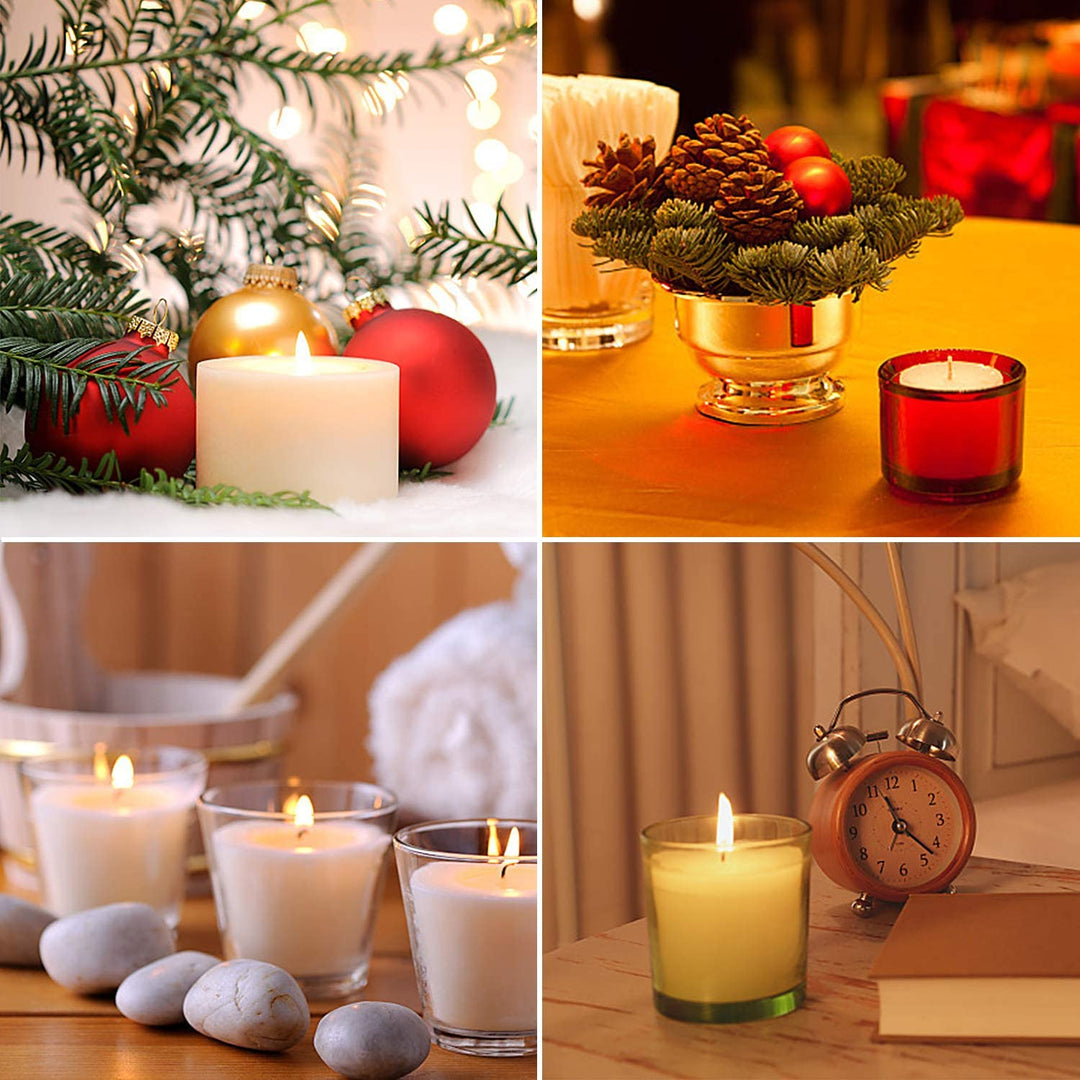 160Pcs Candle Wick Stickers, Heat Resistance Candle Making Double-Sided Stickers