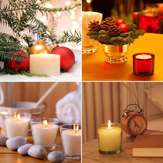 160Pcs Candle Wick Stickers, Heat Resistance Candle Making Double-Sided Stickers