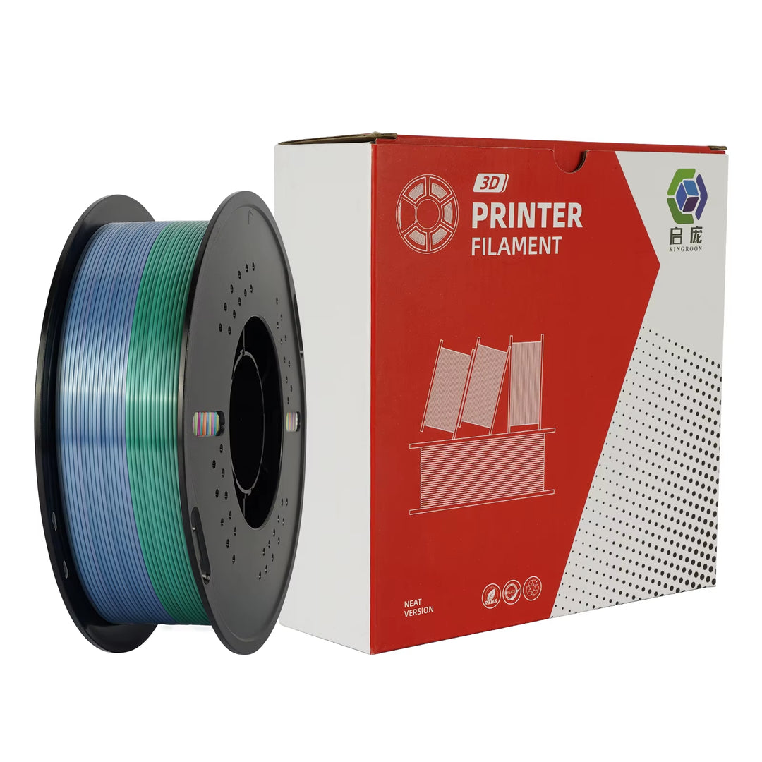 PLA Filament PLA Tricolor Silk 1.75Mm 3KG 4KG 5KG Multicolor Eco-Friendly 3D Printer Filament Fit Most FDM 3D Printers