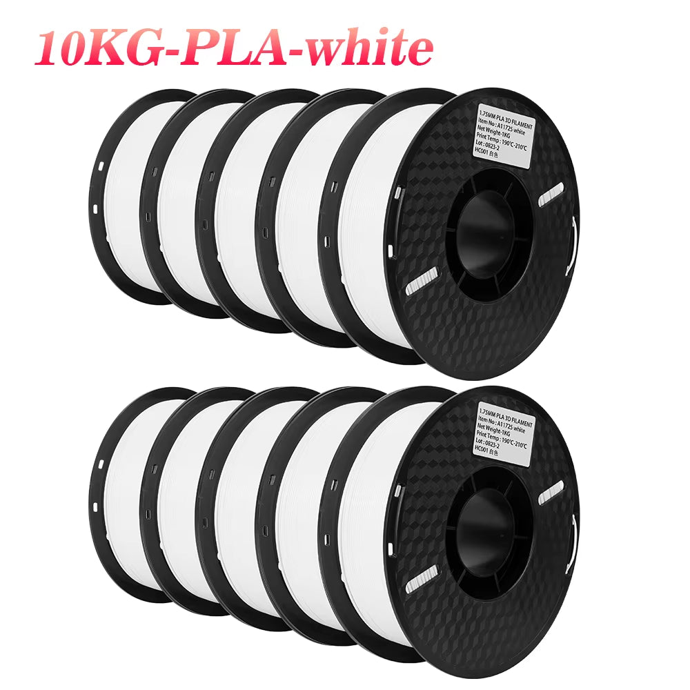 10KG/22LBS Mix Colors PLA TPU PETG Filament 1Kg 1 75Mm for 3D Printer Material for 3D Printing Filamento Pla 3D Printer Filament