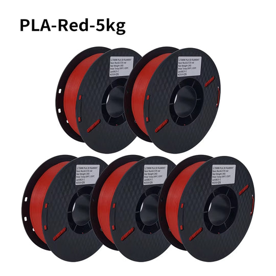 PLA Filament PLA Tricolor Silk 1.75Mm 3KG 4KG 5KG Multicolor Eco-Friendly 3D Printer Filament Fit Most FDM 3D Printers